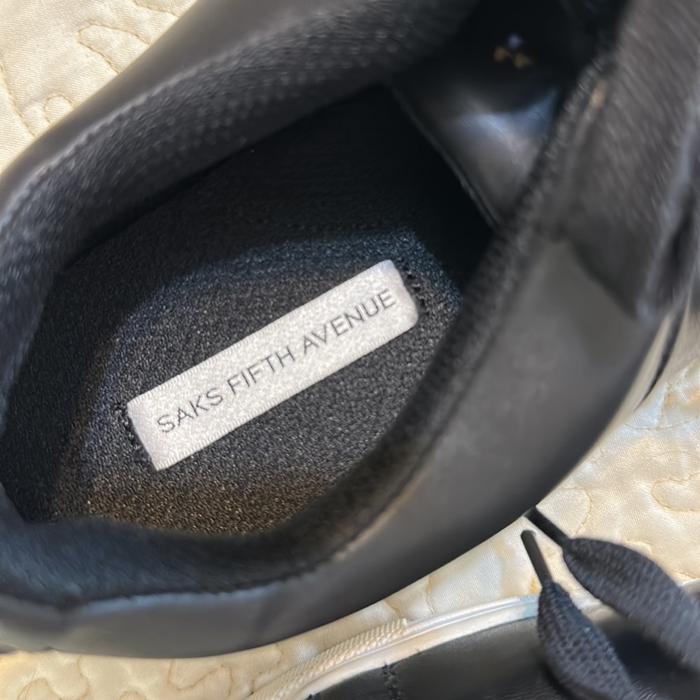 Saks fifth Avenue Talico Leather Platform Sneakers - Picture 2 of 4